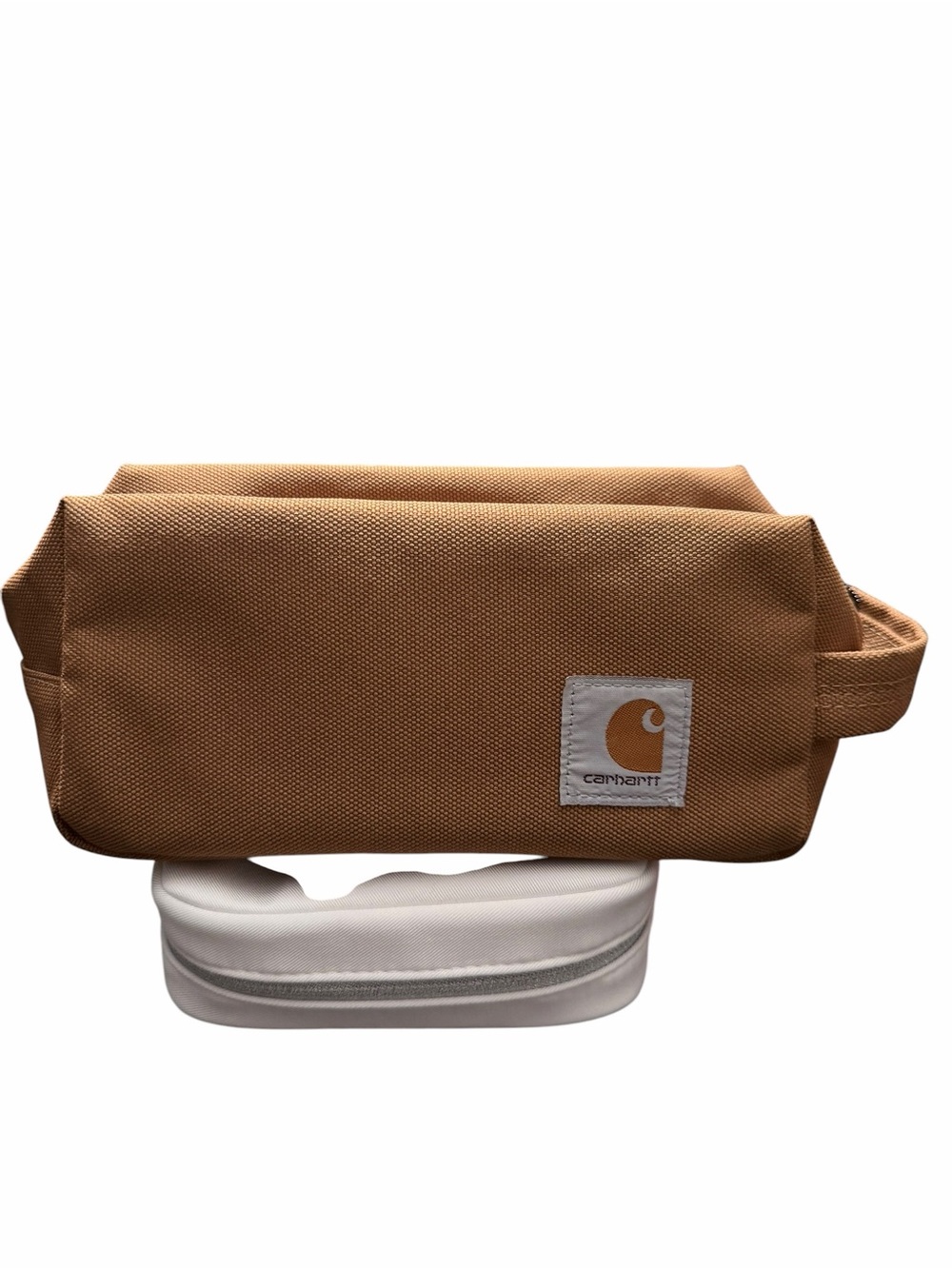 Carhartt Tan Canvas Toiletry Bag with Handle